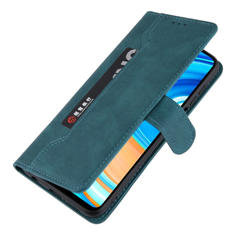 For Xiaomi Redmi Note 9 Pro Reverse Buckle Horizontal Flip PU Leather Case with Holder & Card Slot & Wallet