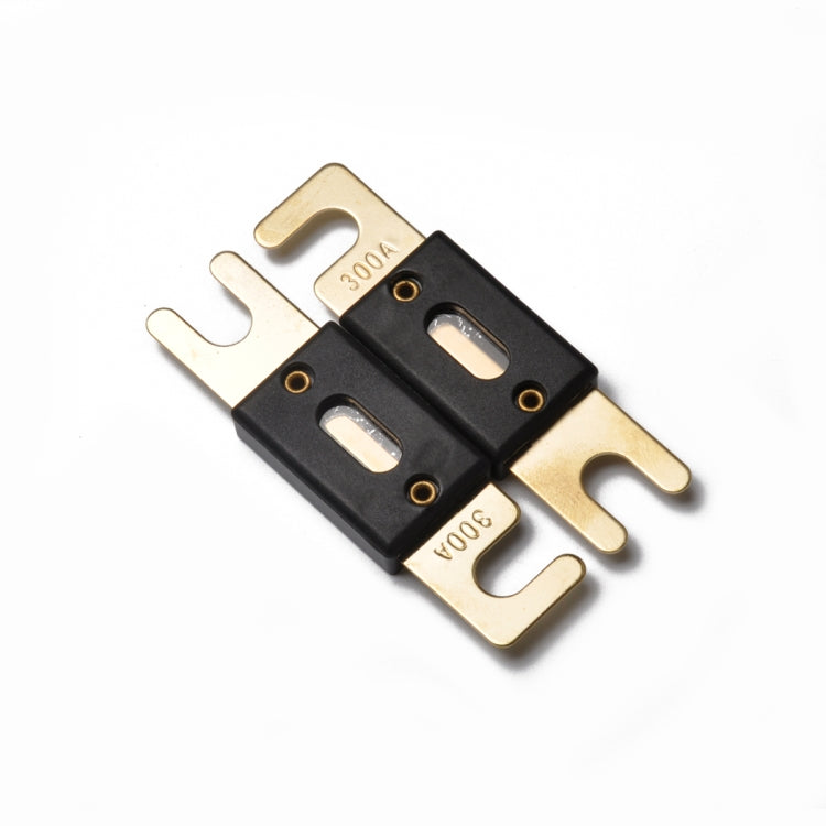 A0110 5 PCS 300A Gold-plated Large Forkbolt Car ANL Fuse