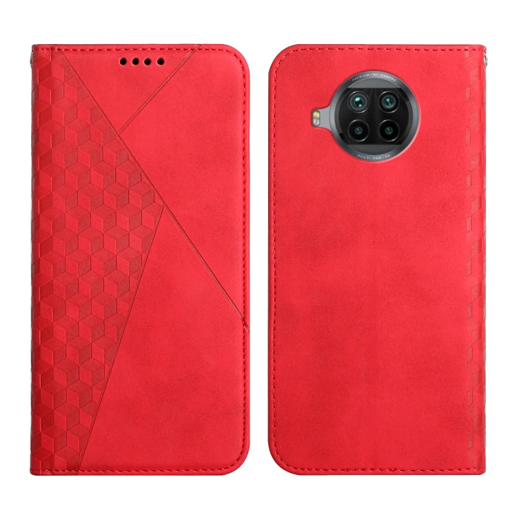 For Xiaomi Mi 10T Lite 5G Diamond Pattern Splicing Skin Feel Magnetic Horizontal Flip Leather Case with Card Slots & Holder & Wallet