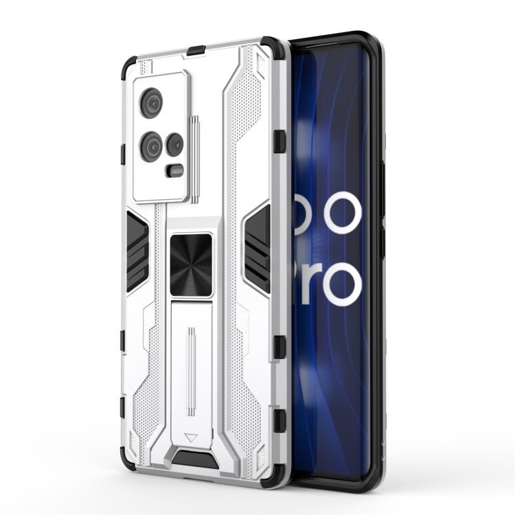 For vivo iQOO 8 Pro Supersonic PC + TPU Shock-proof Protective Case with Holder