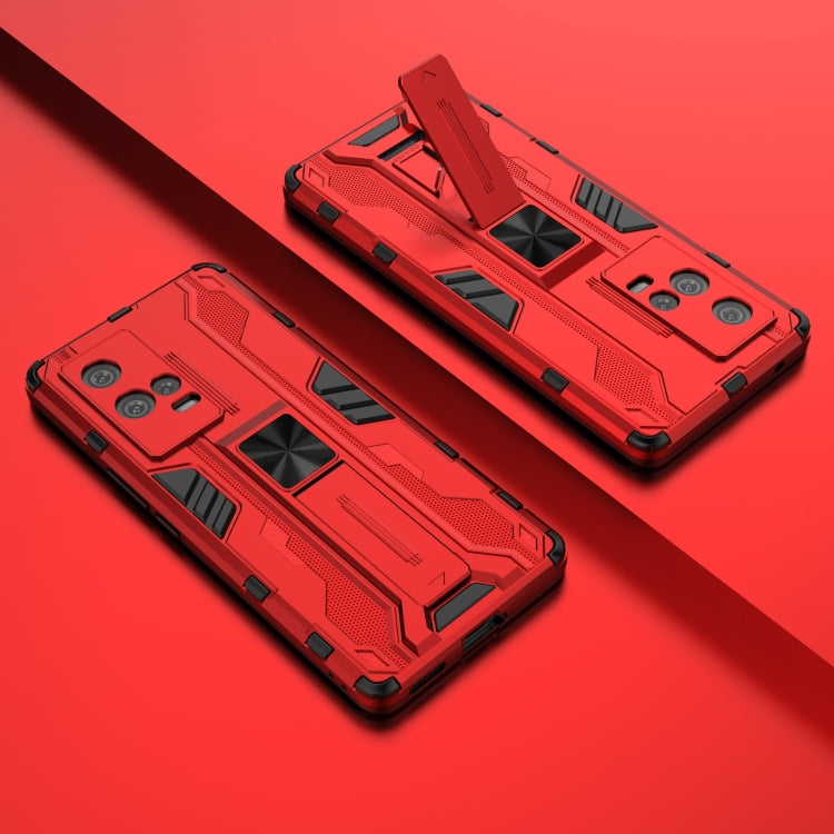 For vivo iQOO 8 Pro Supersonic PC + TPU Shock-proof Protective Case with Holder