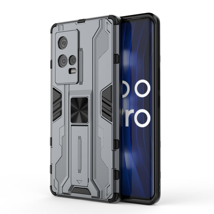 For vivo iQOO 8 Pro Supersonic PC + TPU Shock-proof Protective Case with Holder