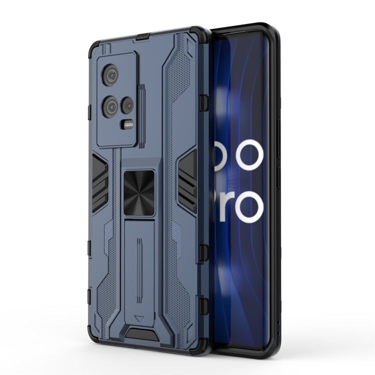For vivo iQOO 8 Pro Supersonic PC + TPU Shock-proof Protective Case with Holder