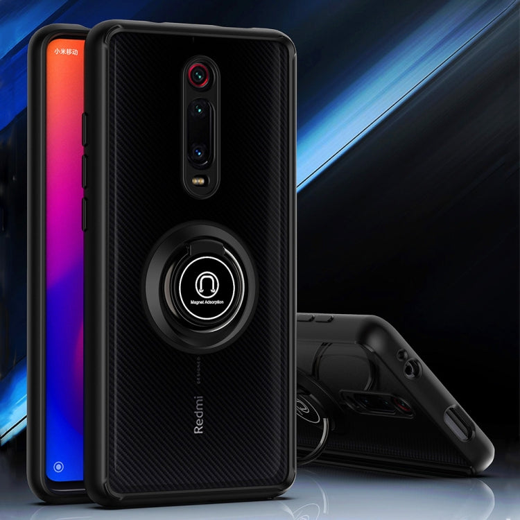 For Xiaomi Redmi K20 Q Shadow 1 Series TPU + PC Protective Case with 360 Degrees Rotate Ring Holder