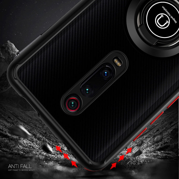 For Xiaomi Redmi K20 Q Shadow 1 Series TPU + PC Protective Case with 360 Degrees Rotate Ring Holder