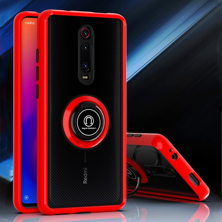 For Xiaomi Redmi K20 Q Shadow 1 Series TPU + PC Protective Case with 360 Degrees Rotate Ring Holder