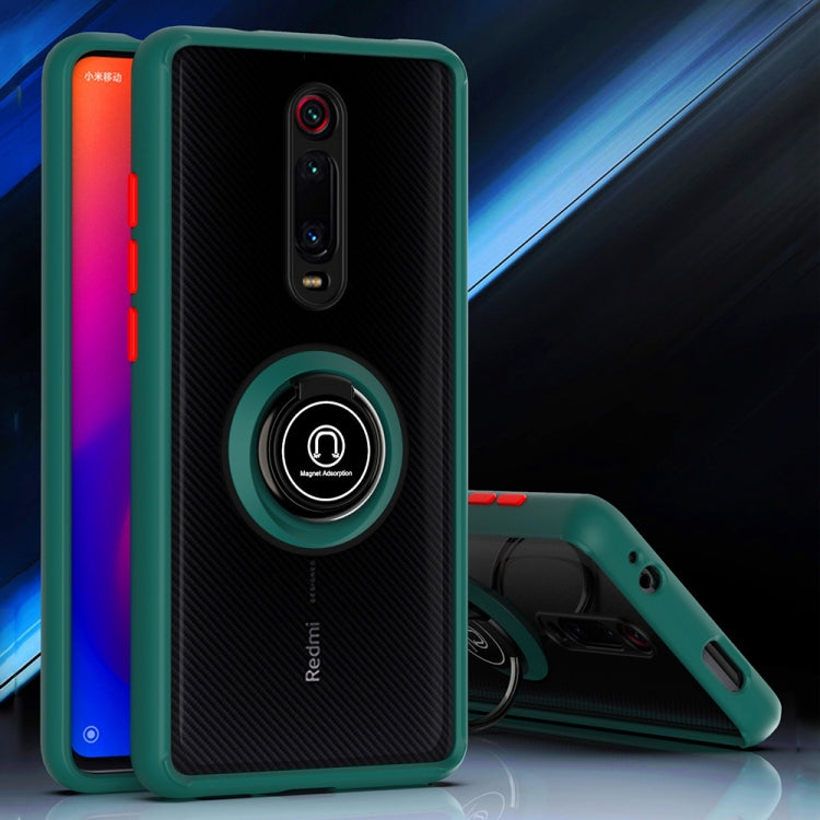 For Xiaomi Redmi K20 Q Shadow 1 Series TPU + PC Protective Case with 360 Degrees Rotate Ring Holder