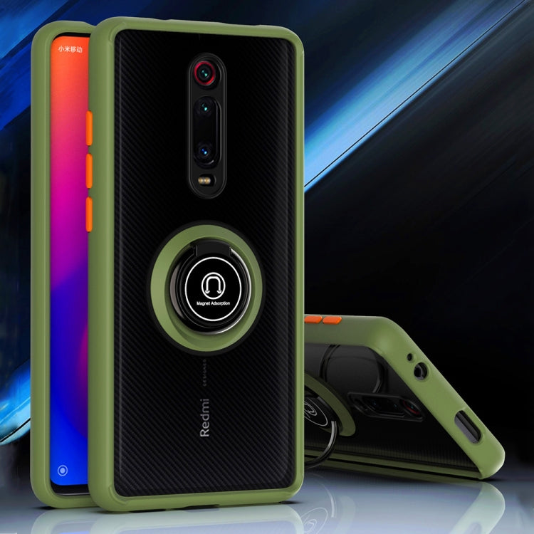 For Xiaomi Redmi K20 Q Shadow 1 Series TPU + PC Protective Case with 360 Degrees Rotate Ring Holder