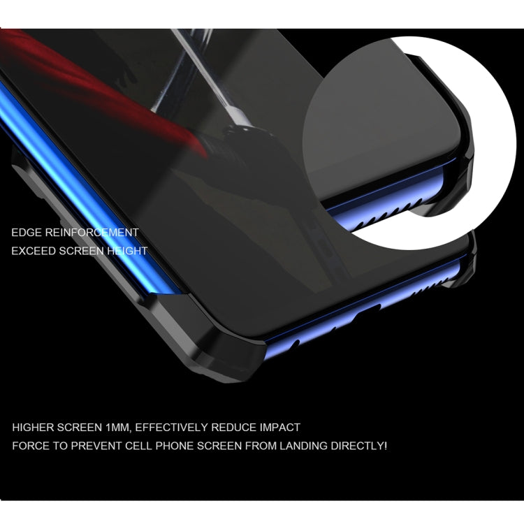 For OPPO R17 Pro Hero Series Anti-fall Wear-resistant Metal Protective Case with Bracket