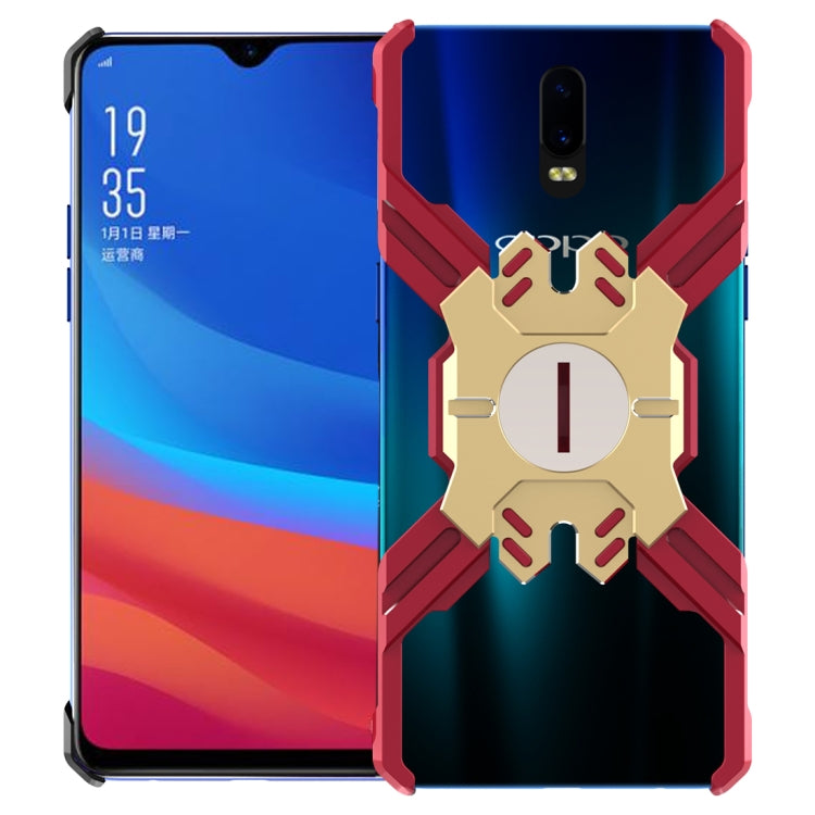 For OPPO R17 Pro Hero Series Anti-fall Wear-resistant Metal Protective Case with Bracket