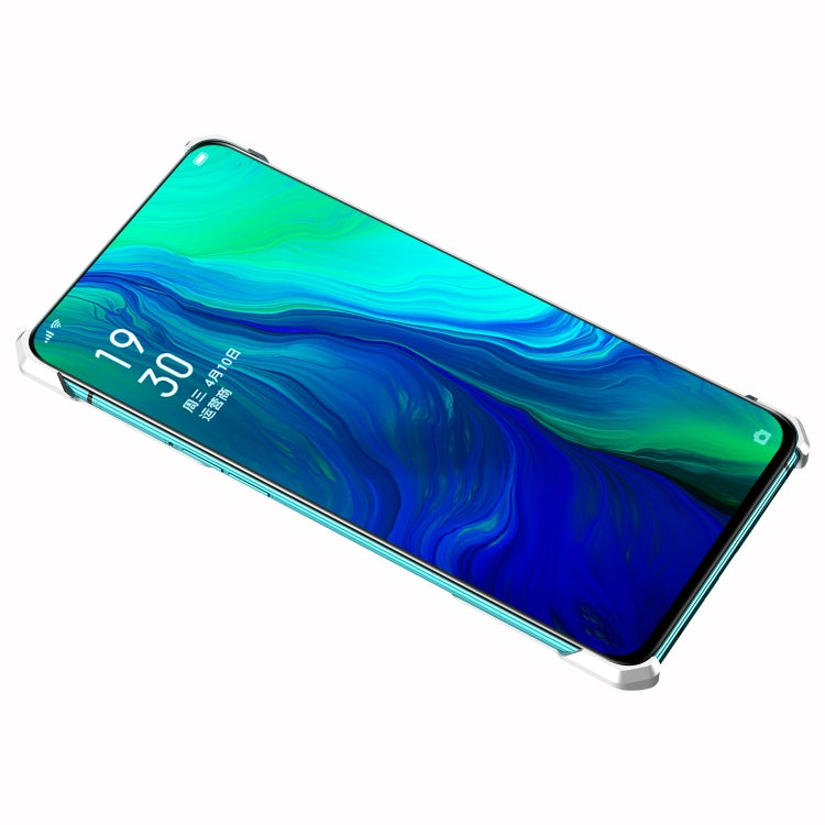 For OPPO Reno 10x zoom Hero Series Anti-fall Wear-resistant Metal Protective Case with Bracket