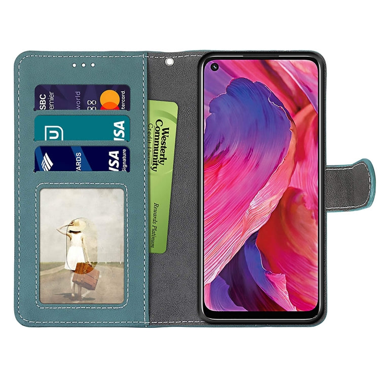 For OPPO A54 5G / A74 5G / A93 5G / A93s 5G Retro Frosted Horizontal Flip PU Leather Case with Holder & Card Slots & Wallet & Photo Frame