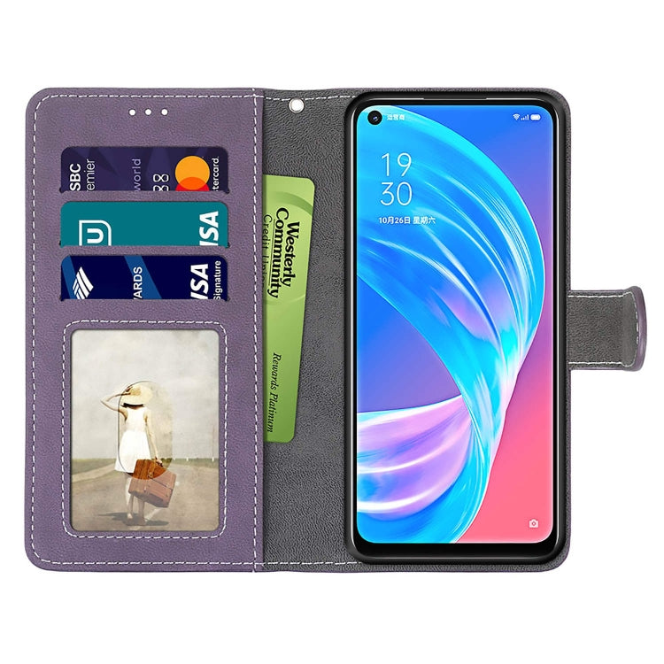 For OPPO A72 5G / A73 5G / A53 5G Retro Frosted Horizontal Flip PU Leather Case with Holder & Card Slots & Wallet & Photo Frame