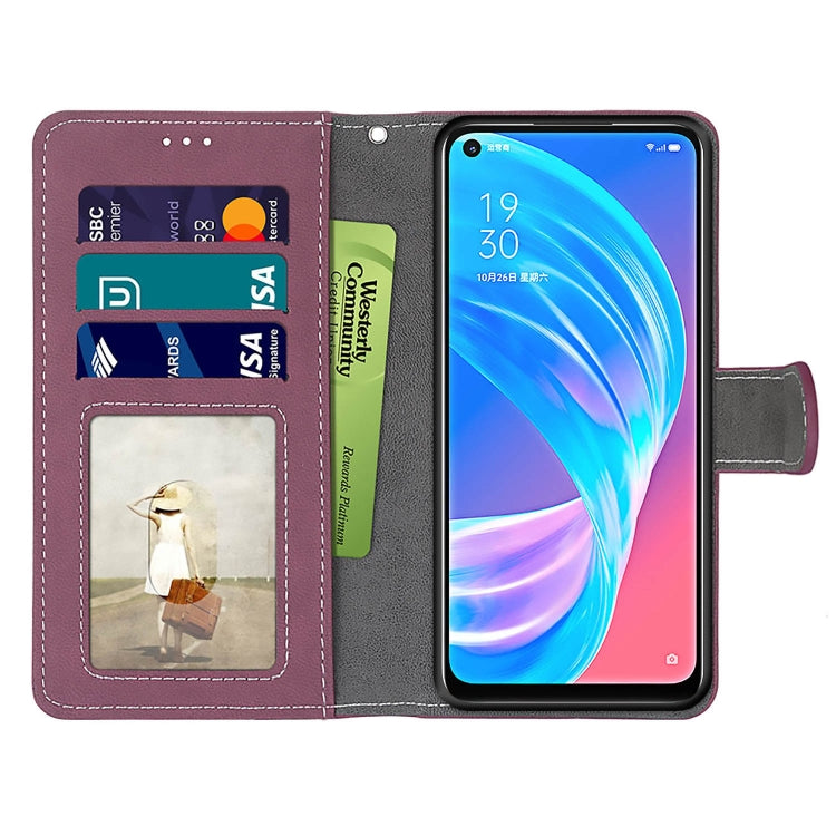 For OPPO A72 5G / A73 5G / A53 5G Retro Frosted Horizontal Flip PU Leather Case with Holder & Card Slots & Wallet & Photo Frame