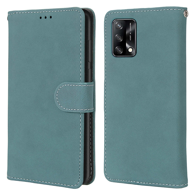 For OPPO A74 4G / F19 Retro Frosted Horizontal Flip PU Leather Case with Holder & Card Slots & Wallet & Photo Frame