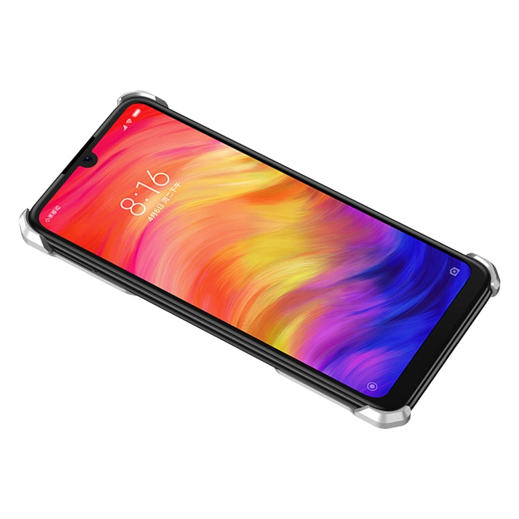 For Xiaomi Redmi Note 7 Hero Series Anti-fall Wear-resistant Metal Protective Case with Bracket