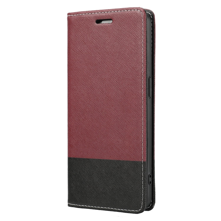 For OPPO Realme C15 Cross Texture Magnetic Horizontal Flip Leather Case with Card Slots & Holder & Wallet