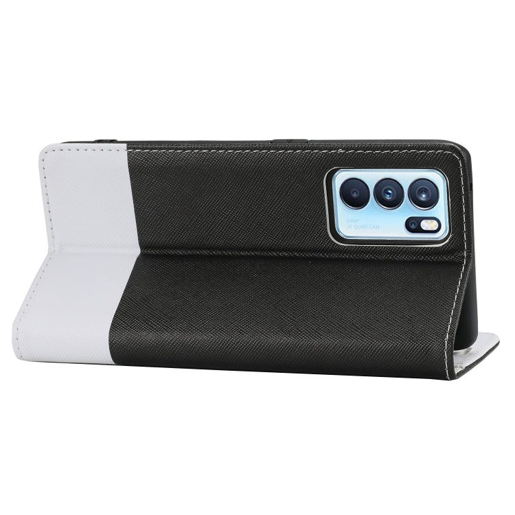 For OPPO Reno6 Pro 5G Cross Texture Magnetic Horizontal Flip Leather Case with Card Slots & Holder & Wallet