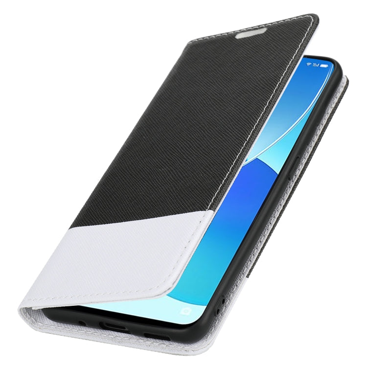 For OPPO A74 Cross Texture Magnetic Horizontal Flip Leather Case with Card Slots & Holder & Wallet
