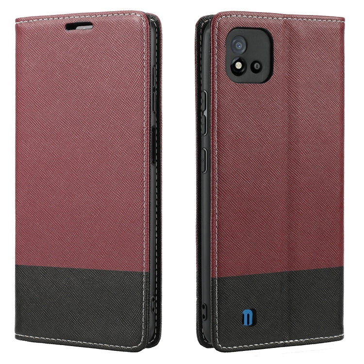 For OPPO Realme C11 2021 Cross Texture Magnetic Horizontal Flip Leather Case with Card Slots & Holder & Wallet