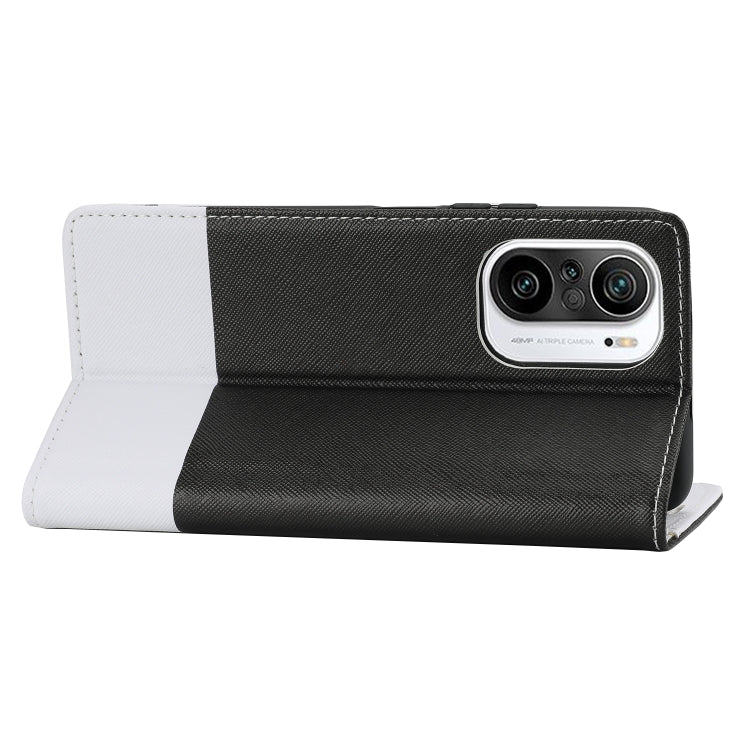 For Xiaomi Redmi K40 Cross Texture Magnetic Horizontal Flip Leather Case with Card Slots & Holder & Wallet