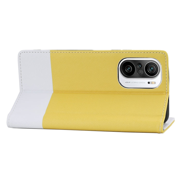 For Xiaomi Redmi K40 Cross Texture Magnetic Horizontal Flip Leather Case with Card Slots & Holder & Wallet