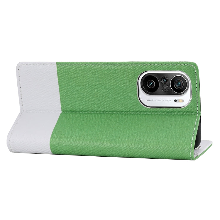 For Xiaomi Redmi K40 Cross Texture Magnetic Horizontal Flip Leather Case with Card Slots & Holder & Wallet