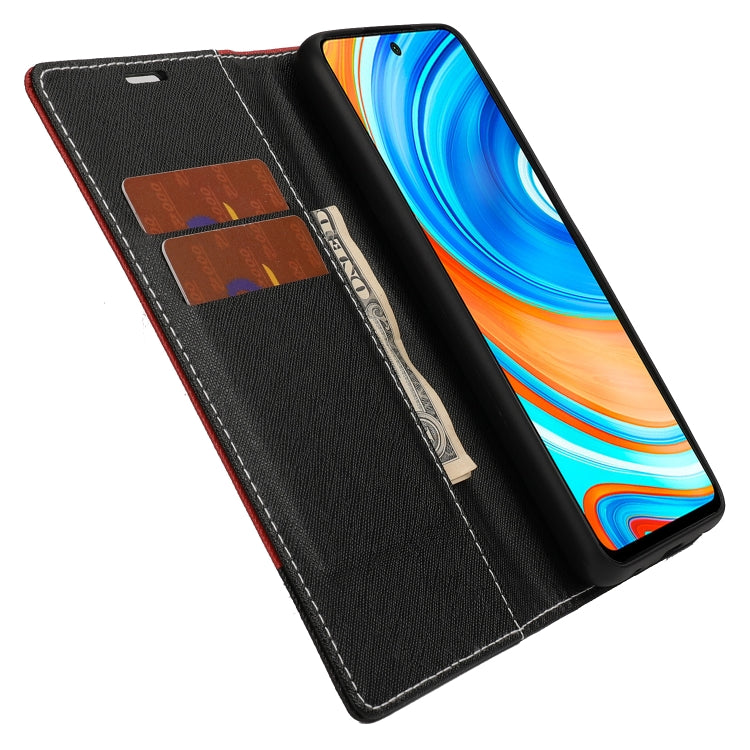 For Xiaomi Mi 10T 5G Cross Texture Magnetic Horizontal Flip Leather Case with Card Slots & Holder & Wallet