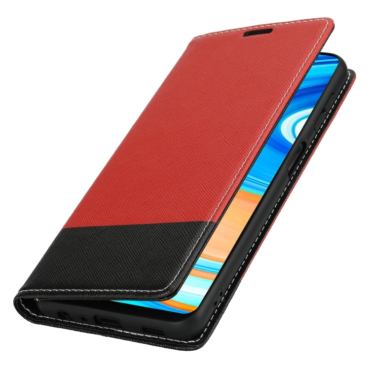 For Xiaomi Mi 10T 5G Cross Texture Magnetic Horizontal Flip Leather Case with Card Slots & Holder & Wallet