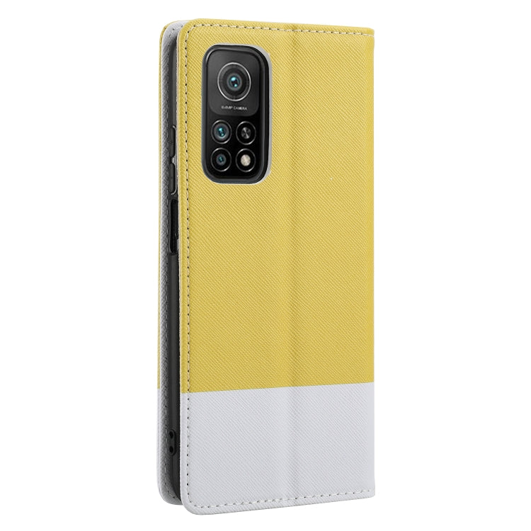 For Xiaomi Mi 10T 5G Cross Texture Magnetic Horizontal Flip Leather Case with Card Slots & Holder & Wallet