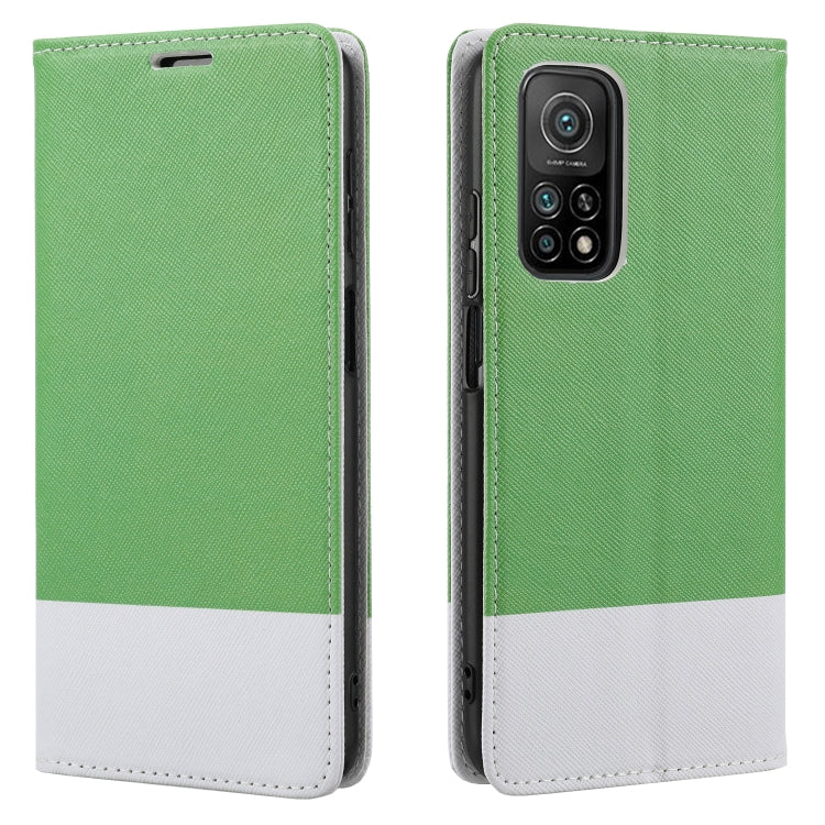 For Xiaomi Mi 10T 5G Cross Texture Magnetic Horizontal Flip Leather Case with Card Slots & Holder & Wallet