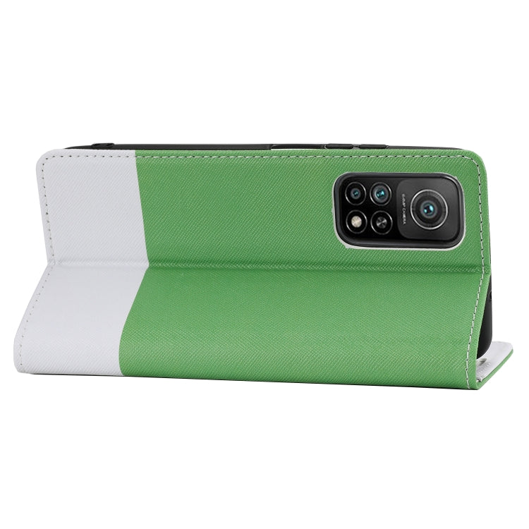 For Xiaomi Mi 10T 5G Cross Texture Magnetic Horizontal Flip Leather Case with Card Slots & Holder & Wallet