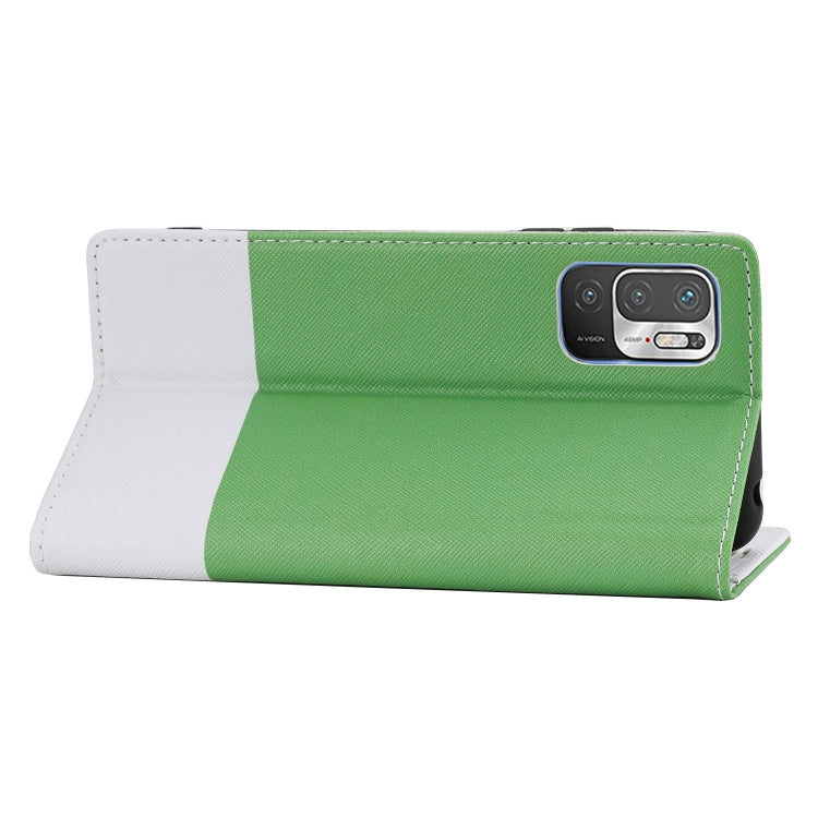 For Xiaomi Redmi Note 10 5G Cross Texture Magnetic Horizontal Flip Leather Case with Card Slots & Holder & Wallet