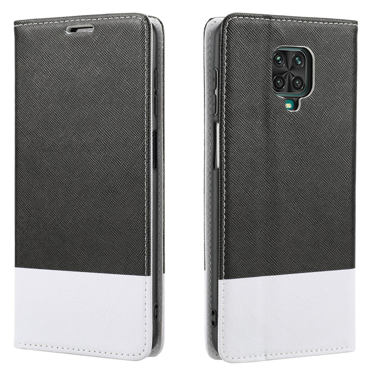 For Xiaomi Redmi Note 9 Pro Cross Texture Magnetic Horizontal Flip Leather Case with Card Slots & Holder & Wallet