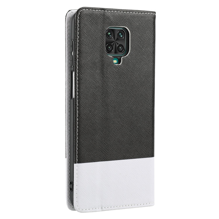 For Xiaomi Redmi Note 9 Pro Cross Texture Magnetic Horizontal Flip Leather Case with Card Slots & Holder & Wallet