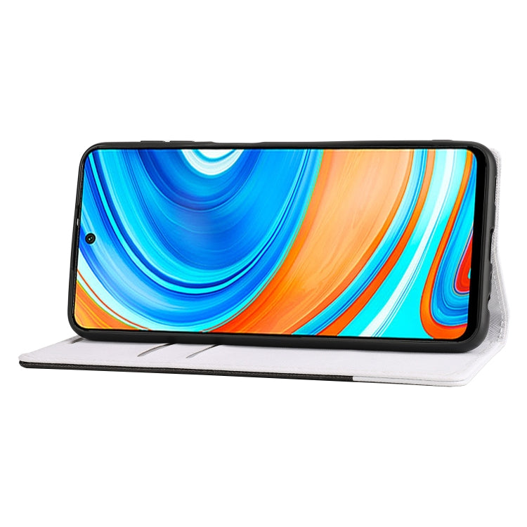 For Xiaomi Redmi Note 9 Pro Cross Texture Magnetic Horizontal Flip Leather Case with Card Slots & Holder & Wallet