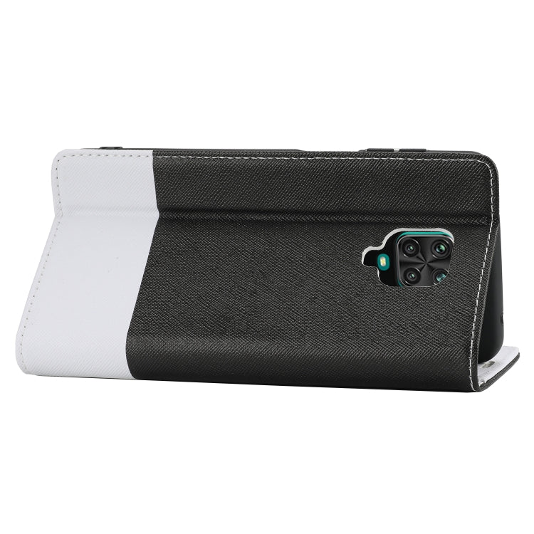 For Xiaomi Redmi Note 9 Pro Cross Texture Magnetic Horizontal Flip Leather Case with Card Slots & Holder & Wallet