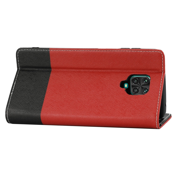 For Xiaomi Redmi Note 9 Pro Cross Texture Magnetic Horizontal Flip Leather Case with Card Slots & Holder & Wallet