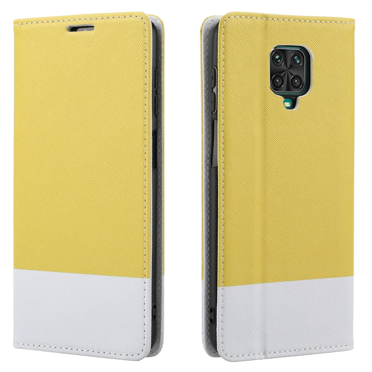 For Xiaomi Redmi Note 9 Pro Cross Texture Magnetic Horizontal Flip Leather Case with Card Slots & Holder & Wallet