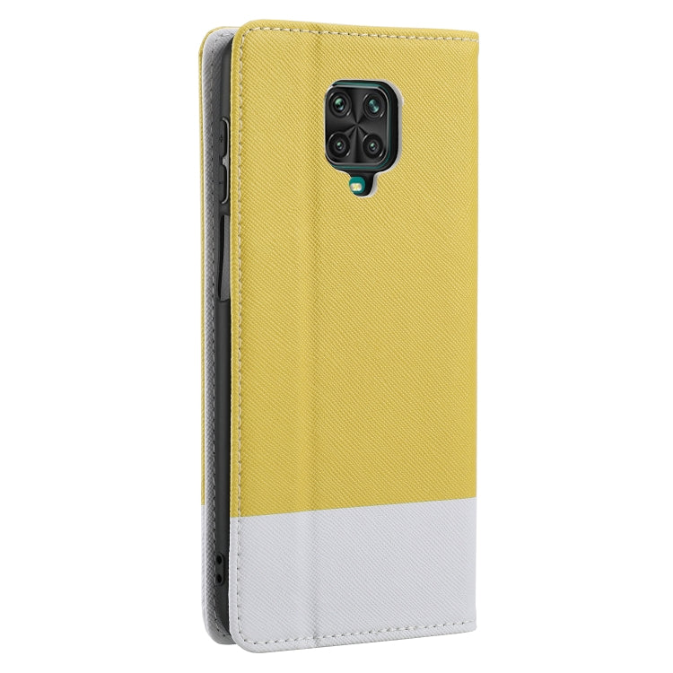 For Xiaomi Redmi Note 9 Pro Cross Texture Magnetic Horizontal Flip Leather Case with Card Slots & Holder & Wallet