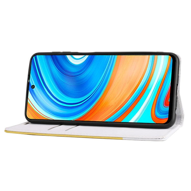 For Xiaomi Redmi Note 9 Pro Cross Texture Magnetic Horizontal Flip Leather Case with Card Slots & Holder & Wallet