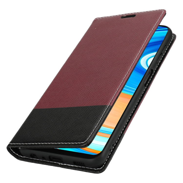 For Xiaomi Redmi Note 9 Pro Cross Texture Magnetic Horizontal Flip Leather Case with Card Slots & Holder & Wallet