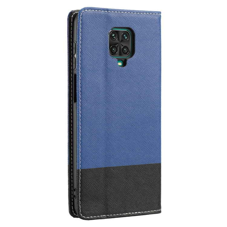 For Xiaomi Redmi Note 9 Pro Cross Texture Magnetic Horizontal Flip Leather Case with Card Slots & Holder & Wallet