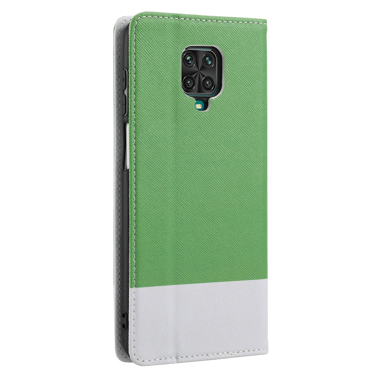 For Xiaomi Redmi Note 9 Pro Cross Texture Magnetic Horizontal Flip Leather Case with Card Slots & Holder & Wallet
