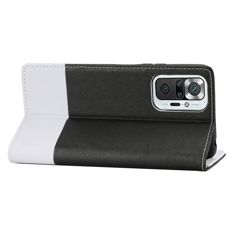 For Xiaomi Redmi Note 10 Pro Cross Texture Magnetic Horizontal Flip Leather Case with Card Slots & Holder & Wallet