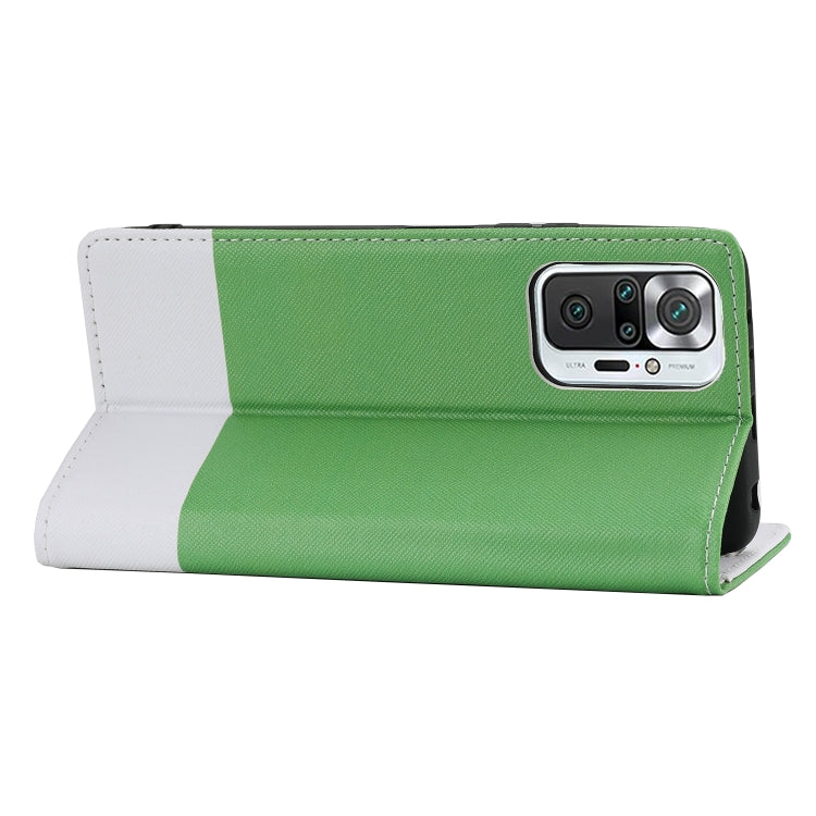 For Xiaomi Redmi Note 10 Pro Cross Texture Magnetic Horizontal Flip Leather Case with Card Slots & Holder & Wallet