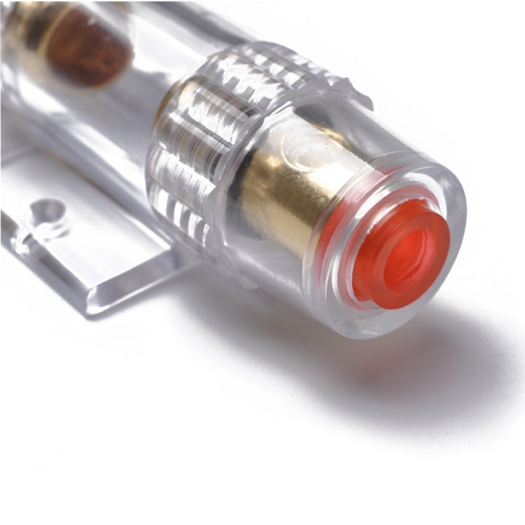 A0237 Car Audio Inline AGU 4 / 8 Gauge AGU Fuse Holder Gold Plated with 5 PCS 60A Fuse