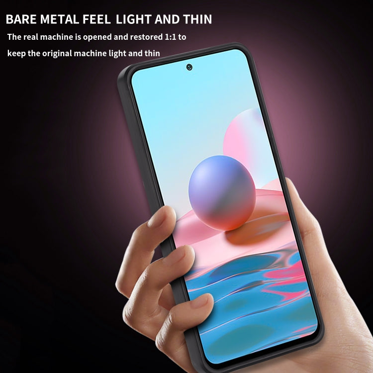 For Xiaomi Redmi Note 10 Warrior Armor Sliding Camera Cover Design TPU + PC Shockproof Case with Ring Holder