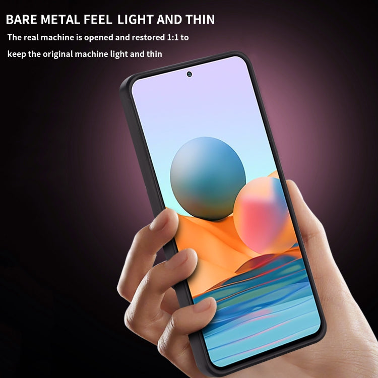 For Xiaomi Redmi Note 10 Pro Warrior Armor Sliding Camera Cover Design TPU + PC Shockproof Case with Ring Holder