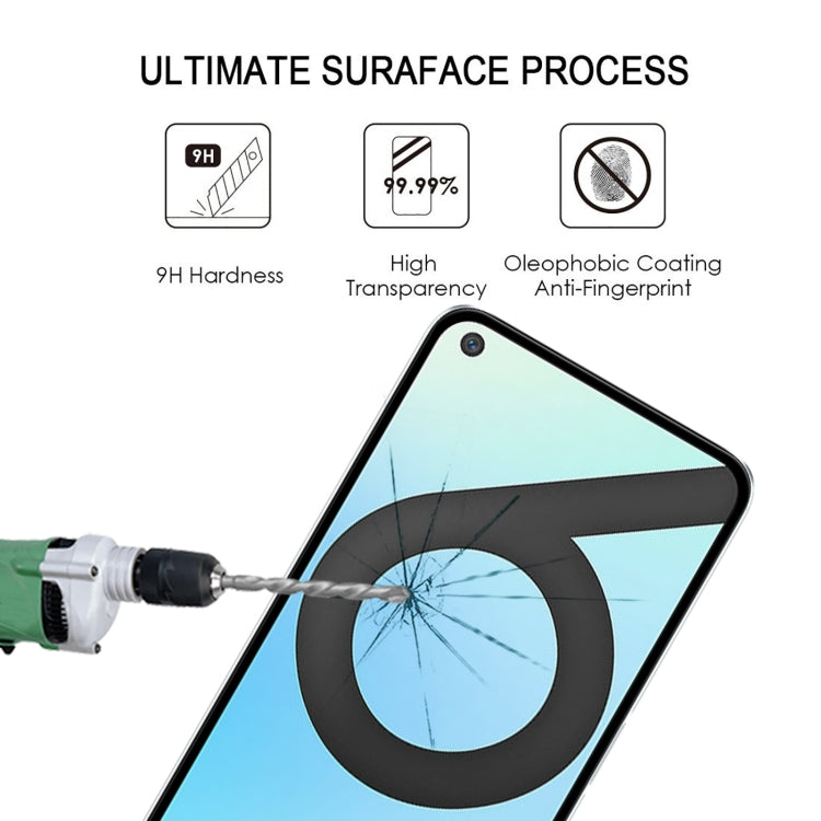 For OPPO Realme 6i India 25 PCS Full Glue Full Screen Tempered Glass Film